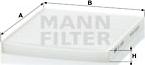 Mann-Filter CU 2026 - Фильтр воздуха в салоне parts5.com