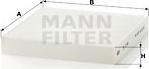 Mann-Filter CU 2149 - Фильтр воздуха в салоне parts5.com