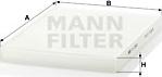 Mann-Filter CU 2882 - Фильтр воздуха в салоне parts5.com