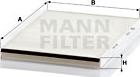 Mann-Filter CU 2839 - Фильтр воздуха в салоне parts5.com