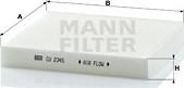 Mann-Filter CU 2345 - Фильтр воздуха в салоне parts5.com