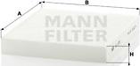 Mann-Filter CU 2351 - Фильтр воздуха в салоне parts5.com