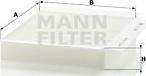 Mann-Filter CU 2338 - Фильтр воздуха в салоне parts5.com