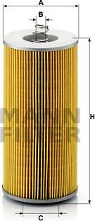 Mann-Filter H 12 110/3 - Масляный фильтр parts5.com