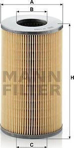 Mann-Filter H 1282 x - Масляный фильтр parts5.com