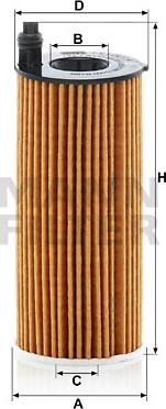 Mann-Filter HU 6014/1 Z - Масляный фильтр parts5.com