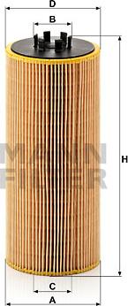 Mann-Filter HU 12 110 x - Масляный фильтр parts5.com