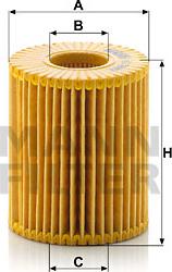 Mann-Filter HU 7009 z - Масляный фильтр parts5.com