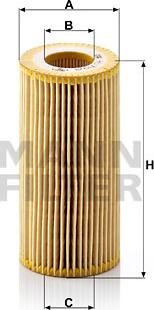 Mann-Filter HU 719/8 y - Масляный фильтр parts5.com