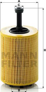 Mann-Filter HU 719/7 x - Масляный фильтр parts5.com