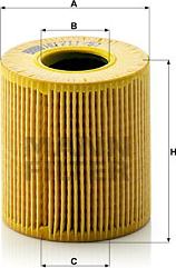 Mann-Filter HU 711/51 x - Масляный фильтр parts5.com