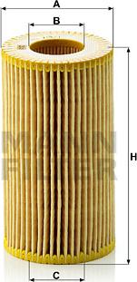 Mann-Filter HU 718/1 n - Масляный фильтр parts5.com