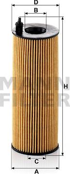 Mann-Filter HU 721/5 x - Масляный фильтр parts5.com