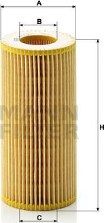 Mann-Filter HU 721/2 x - Масляный фильтр parts5.com