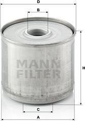 Mann-Filter P 917/1 x - Fuel filter parts5.com