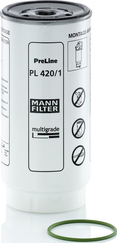 Mann-Filter PL 420/1 x - Топливный фильтр parts5.com