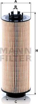 Mann-Filter PU 966/2 x - Топливный фильтр parts5.com