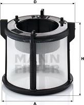 Mann-Filter PU 51 z - Топливный фильтр parts5.com