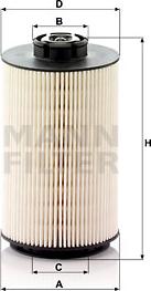 Mann-Filter PU 1058/1 x - Топливный фильтр parts5.com