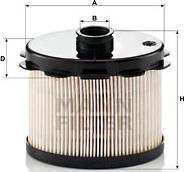 Mann-Filter PU 1021 x - Топливный фильтр parts5.com