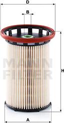 Mann-Filter PU 8008/1 - Топливный фильтр parts5.com