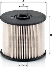 Mann-Filter PU 830 x - Топливный фильтр parts5.com