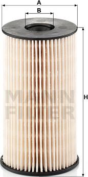 Mann-Filter PU 825 x - Топливный фильтр parts5.com