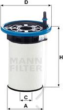 Mann-Filter PU 7005 - Топливный фильтр parts5.com