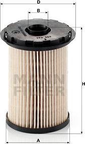 Mann-Filter PU 731 x - Топливный фильтр parts5.com