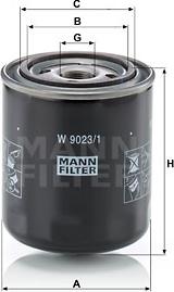 Mann-Filter W 9023/1 - Гидрофильтр, автоматическая коробка передач parts5.com