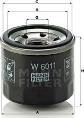 Mann-Filter W 6011 - Масляный фильтр parts5.com