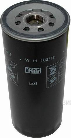 Mann-Filter W 11 102/12 - Масляный фильтр parts5.com