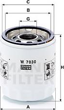 Mann-Filter W 7030 - Масляный фильтр parts5.com