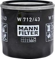 Mann-Filter W 712/43 - Масляный фильтр parts5.com