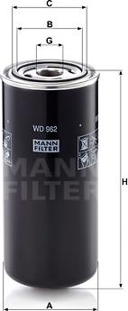 Mann-Filter WD 962 - Масляный фильтр parts5.com