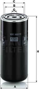 Mann-Filter WDK 962/12 - Топливный фильтр parts5.com