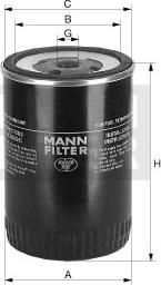 Mann-Filter WK 8003 - Топливный фильтр parts5.com