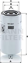 Mann-Filter WK 9041 x - Топливный фильтр parts5.com