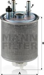 Mann-Filter WK 918/1 - Топливный фильтр parts5.com