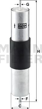 Mann-Filter WK 516/1 - Топливный фильтр parts5.com