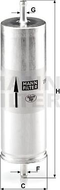 Mann-Filter WK 516 - Топливный фильтр parts5.com