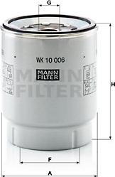 Mann-Filter WK 10 006 z - Топливный фильтр parts5.com