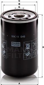 Mann-Filter WK 11 046 - Топливный фильтр parts5.com