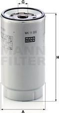 Mann-Filter WK 11 003 z - Топливный фильтр parts5.com