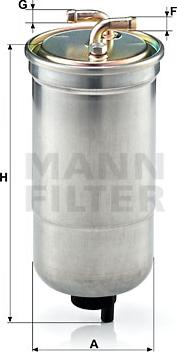 Mann-Filter WK 853/16 - Топливный фильтр parts5.com