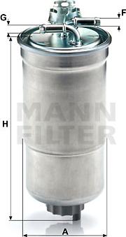 Mann-Filter WK 853/3 x - Топливный фильтр parts5.com
