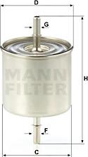 Mann-Filter WK 8046 - Топливный фильтр parts5.com