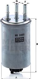 Mann-Filter WK 8069 - Топливный фильтр parts5.com