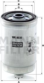 Mann-Filter WK 8030 - Топливный фильтр parts5.com