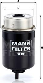 Mann-Filter WK 8194 - Топливный фильтр parts5.com